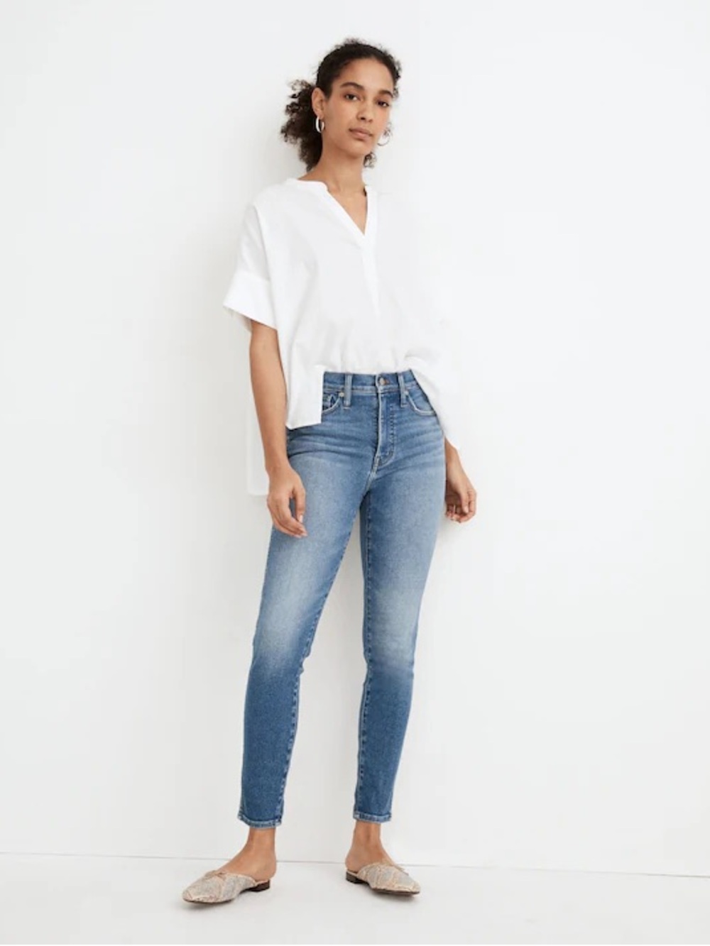 Madewell 10” High-Rise Skinny Crop Jeans